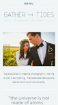 Mobile Screenshot of gatherandtides.com